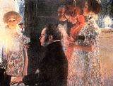 Schubert at the Piano by Gustav Klimt